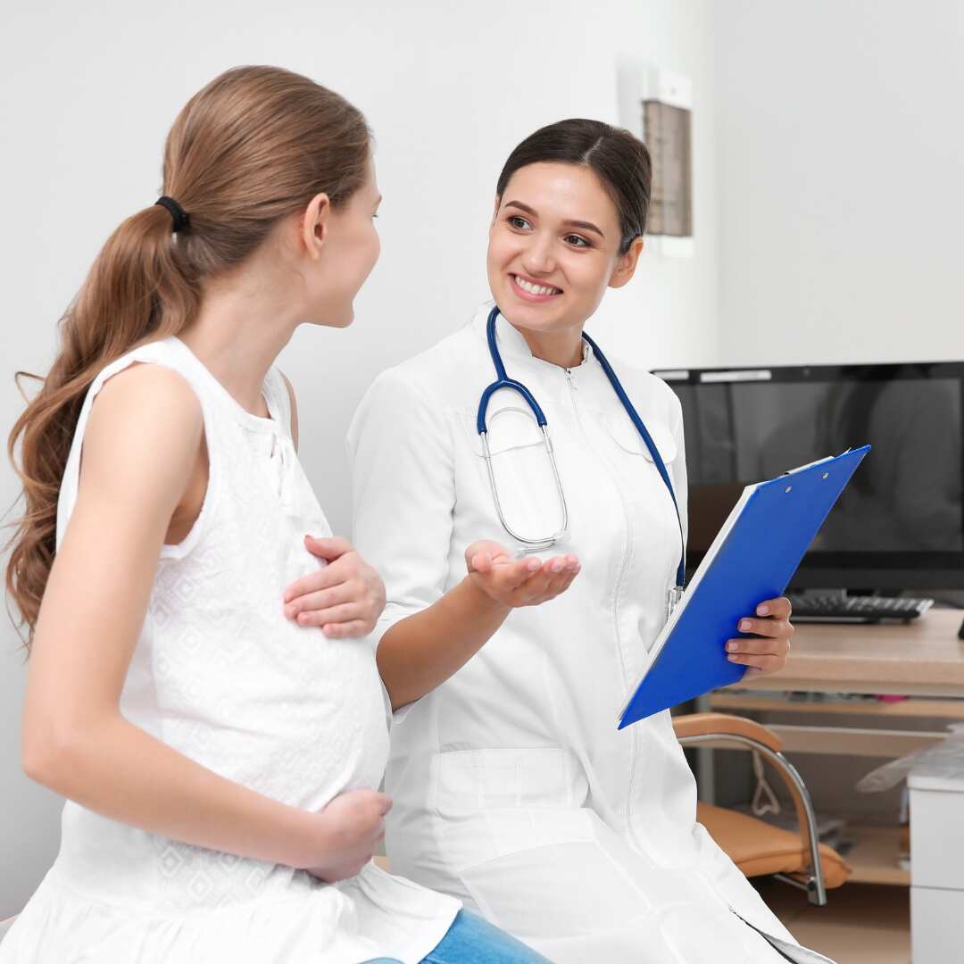 Regular checkups during pregnancy